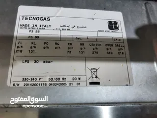  4 فرن تكنو جاز ايطالي وكاله استخدام شي لايذكر