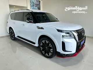  1 نيسان باترول نيسمو Nissan Nismo ابيض / احمر