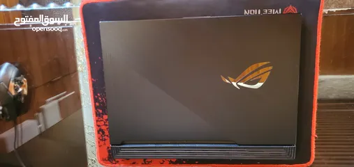  5 laptop asus rog strix g531gt مع شاشتين اسوس 100 هيرتز وكاميرا فانيتك