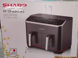 4 قلاية هوائية SHARP درجين 8 لتر