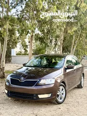  6 سكودا رابيد 2017 اصل برايفت ماتور 1400 تيربو بنزين جير اتومات سعررر ممتاز