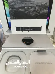  5 Apple Watch Ultra 2 Black Edition بطاريه 100% مشحونه مرتين