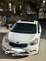 8 كيا سيراتو k3 ماتور 1600 نخب موديل 2014 مع فتحة سقف