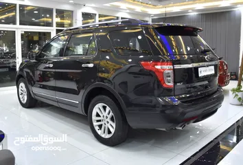  6 Ford Explorer XLT 4WD ( 2015 Model ) in Black Color GCC Specs