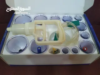  2 علبة أدوات حجامة غير مستخدمة