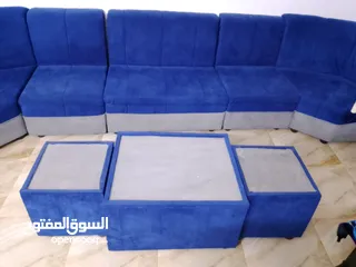  1 طقم كنب للبيع 14 مقعد بحال الوكاله