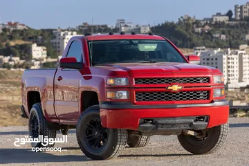  7 شيفروليه سلفرادو موديل 2015 غمارة بحالة ممتازة 4X4 فحص كامل Single Cav !!
