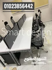  1 خلية عمل _  Work Station _ بارتيشن مكاتب _ Partition   خشب mdf اسباني مستورد عالي الجودة والتحمل