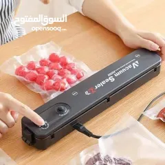  2 جهاز غلق وشفط الهواء من الأكياسvacum sealer