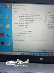  6 لابتوب hp المعالج amd ryzen 3pro .الهارد 256  ssd الرام 8