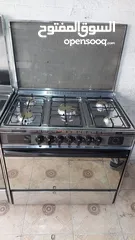  7 غازات إيطالي يونيفرسال مجدد كامل ستانلس ستيل كامل 7 مفاتيح يشتغل فرنو فوق وتحت مع بعض أو كل شوايه لح