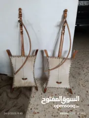  6 مجموعة متنوعة من الالات الموسيقية من الجلد الطبيعي وشغل يدوي 100%