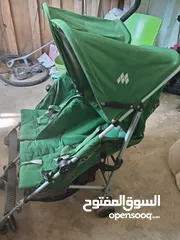 4 عربايه أطفال مزدوج ماركه maclaren