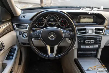  10 Mercedes E200 Avantgarde Amg kit 2015  السيارة وارد و بحالة الوكالة