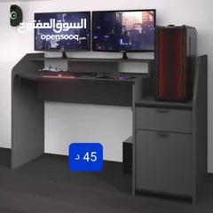 1 طاولة كمبيوتر مميزة مناسبة للكمبيوتر والجيمنج  من لامينيت للأثاث المكتبي مكتب دراسة وطاولة كمبيوتر