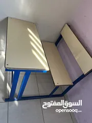  6 مقاعد مدرسية مستعملة للبيع