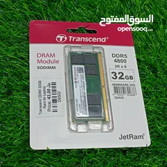  1 TRANSCEND DDR5 32GB RAM FOR LAPTOP