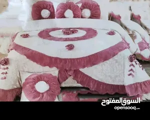  9 غرفة نوم كاملة تفصيل ، استعمال بسيط 4 شهور، شامل برادي ، سجادة،