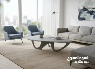  3 طاولة مركزية بتصميم عصري فاخر