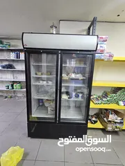  1 ثلاجة مستخدمة في حالة جديده انفيرتر موفره في استهلاك الكهرباء كهرباء 220 فولت  الثلاجه بابين