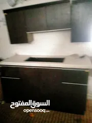  12 مطبخ صغير يصلح لروف من اجود انواع الخشب خشب لاتيه ثقيل مع قاعدة مع رخام 2 متر في 60