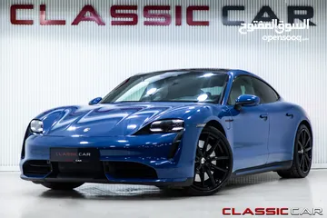  1 Porsche Taycan Turbo 2021 dual motor   كهربائية بالكامل  Full electric