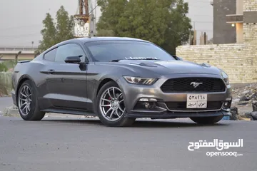  5 FORD MUSTANG 2017 V6 موستنك 2017 6 سلندر للبيع او مراوس لون فيلي