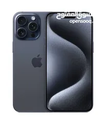  1 iPhone 15 pro max  مستخدم 35 يوم الموبايل نفس الجديد