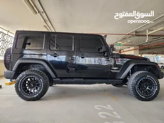  2 Jeep Wrangler Sahara 2015 model GCC spec. With so many off road lights.