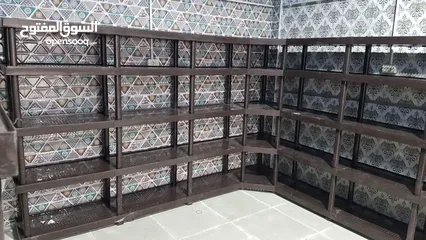  2 رفوف بلاستيكية قوية وعملية واقتصادية