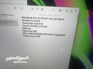  9 macbook pro 2019 i7 ram 32