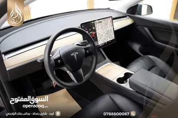  4 تسلا موديل Y ستاندر بلص 2021 فحص كامل بحالة الشركه فيراني متالك ممشى قليل 45 الف ميل