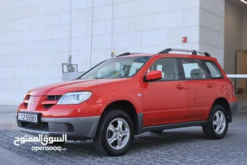  12 متسوبيشي اوتلندر موديل 2005 فحص كامل 7 جيد قاطع مسافه 120 الف كم دهان الشركه مالك اول وبحاله الوكاله