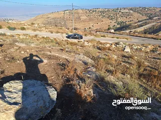 8 قطعه ارض متميزه سكنيه 600 م مطلة على جبال فلسطين في اسكان المهندسين في بطنا