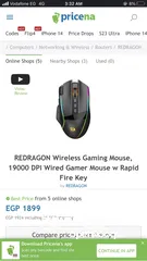  1 Red dragon mouse