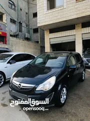  2 كورسا 13 وادفع نص بنص بالكراتين السيارة