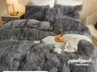  1 لحاف ريش النعام دبل فيس مجوز – 4 قطع