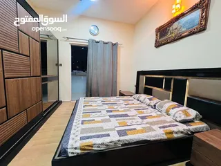  14 غرفه وصااله مفرووشه بالكامل فرش فندقي للايجار الشهري في ابرااج الستي النعيميه
