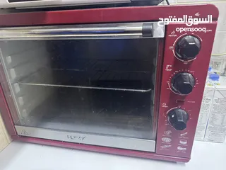  1 فرن كهربائي oven  مستعمل استعمال بسيط