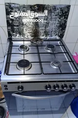  5 HOOVER 60X60 FULL GAS COOKER, SIVER -   60*60....طباخ عاز هوفر ....FGC6060-S1V