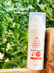  8 واقي الشمس a.s.a الاصلي يحتوي على 5 فلاتر للحماية من أشعة الشمس .spf 50 . متوفر منه مع تفتيح أو بدون