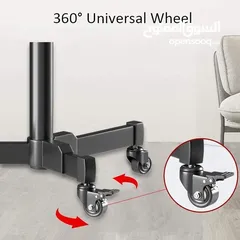  6 حامل تليفزيون مناسب لشاشة LCD وLED وبتقدر تعدّل ارتفاع الشاشة وزاوية المشاهدة  لفتره