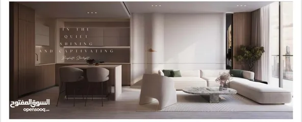  7 تملك شقتك بتصميم عصرى متميز بمنطقه الجداف بدبى .لوكيشن مميز جدا .متاح جميع الخدمات.بخطه دفع سهله .