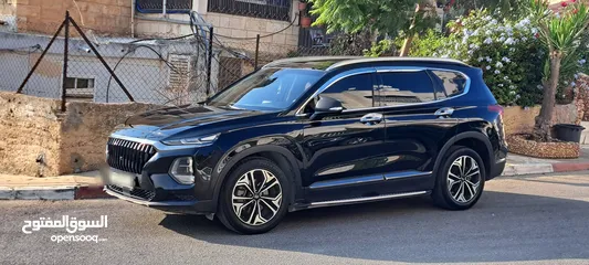  4 هونداي سنتافي 2020 دهان شركة الاصلي،6+1 ترخيص وتامين شامل