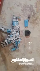  3 رشاش mb5 المشهور في العاب الجوال يطخ الاوربيز (كرات الجل تكبر في الماء)