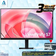  1 شاشة سامسونج Monitor Samsung 27Inch 4K بافضل الاسعار