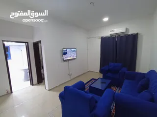  3 عرض حصري شقة غرفتين وصالة مفروشة في كورنيش عجمان للايجار الشهري