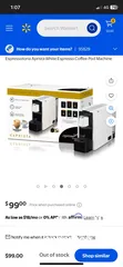  4 ماكنة قهوة اسبرسو بحالة الوكالة غير مستخدمة نوع نظيف امريكي Espresso machine  .........