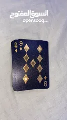  1 ورق لعب بلوت ذهبي و فضي ممتاز جداً