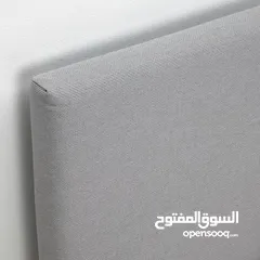  3 IKEA Upholstered bed, 2 storage boxes 160x200 cm.  سرير ايكيا منجد مع درجين تخزين